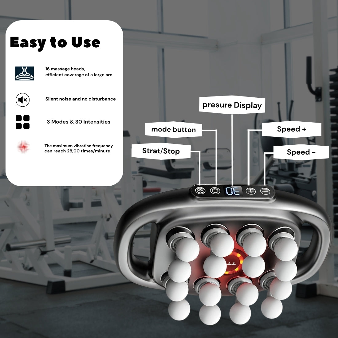 Oniara™ The 16 Head Muscle Recovery Machine