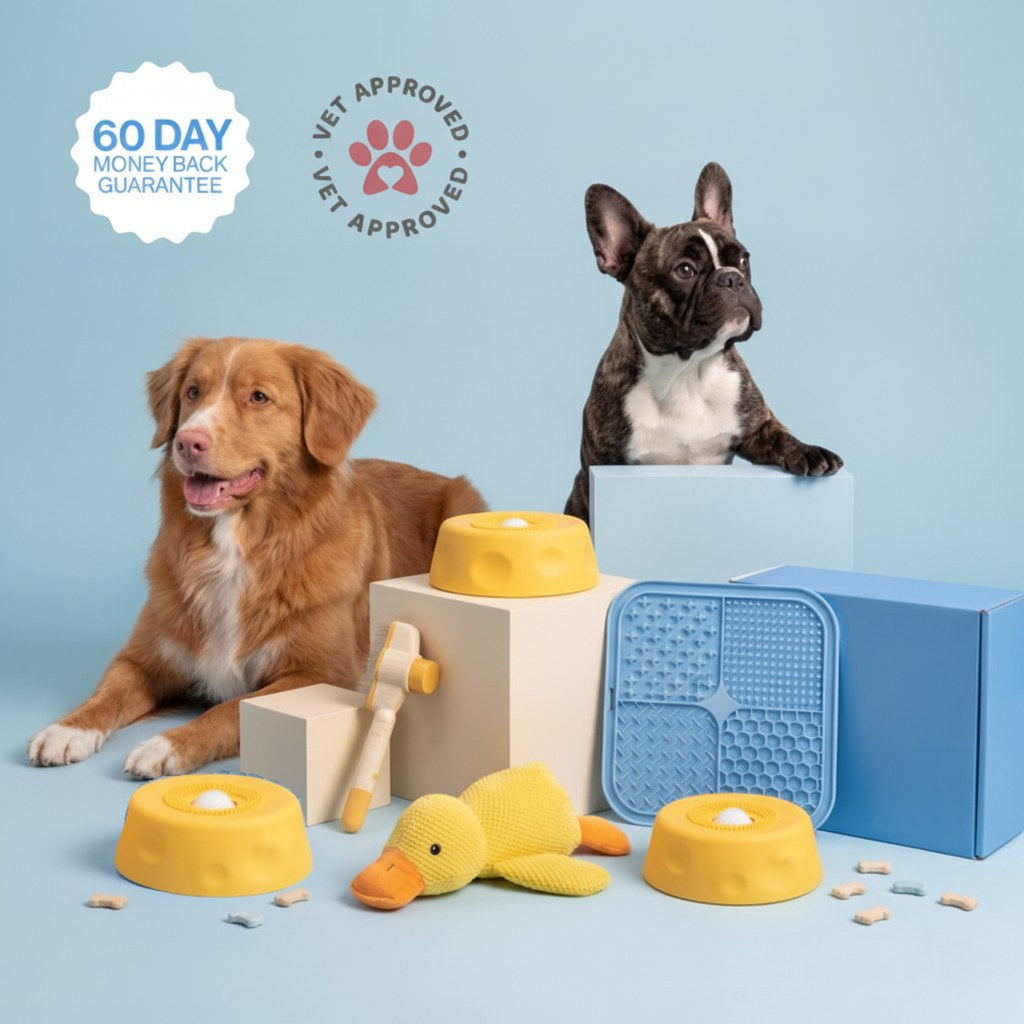 The Oniarapaw Bowl 2.0 Calms Any Anxious Dog in Under 3 Minutes.